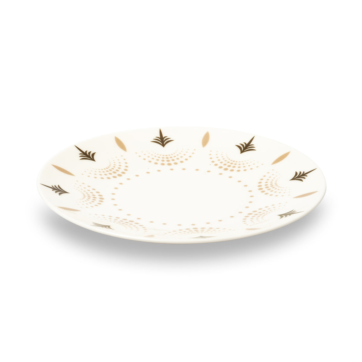 Sandy Lotus Porselen Tatlı Tabağı